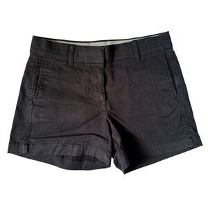 J.Crew Black Chino Shorts Size 2 – 4” Inseam